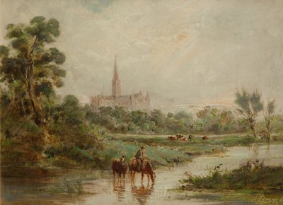 Salisbury Cathedral by Henry Earp